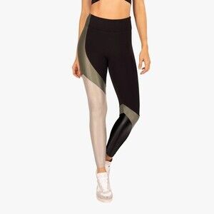 NWOT Koral Size S Black Green White Venus Blackout High Rise Gym Legging Active